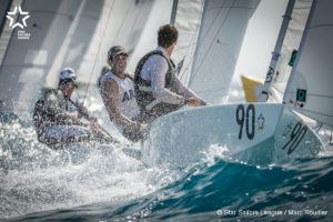 Bow: 90 // Sail: ARG 8470 // Skipper: Facundo Olezza ARG // Crew: Frederico Melo POR